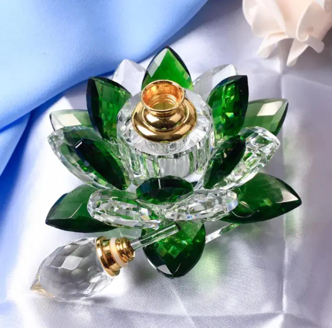 Lotus crystal flowers with (GreenField) parfum from lavandulastore